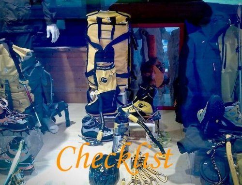 Checkist. Equipamiento recomendado para organizar tu viaje a los Alpes